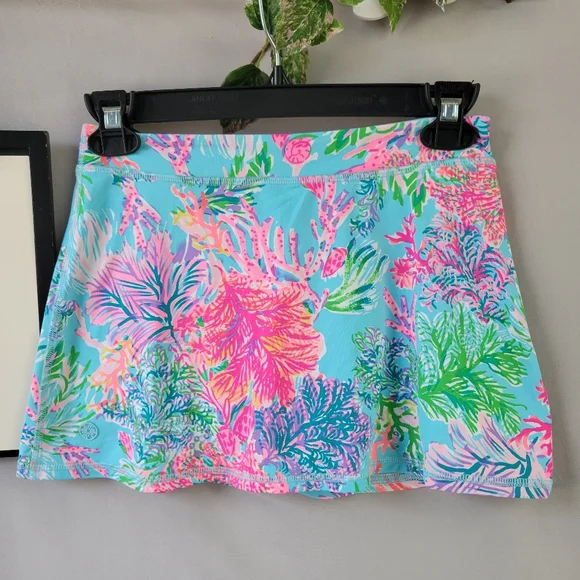 Lilly Pulitzer Luxletic UPF 50+‎ Aila Mini Skort L 8-10 - Picture 4 of 11